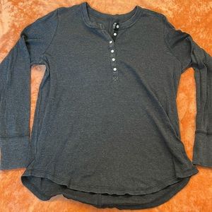 RIBBED HENLEY / AERIE / “REAL SOFT”